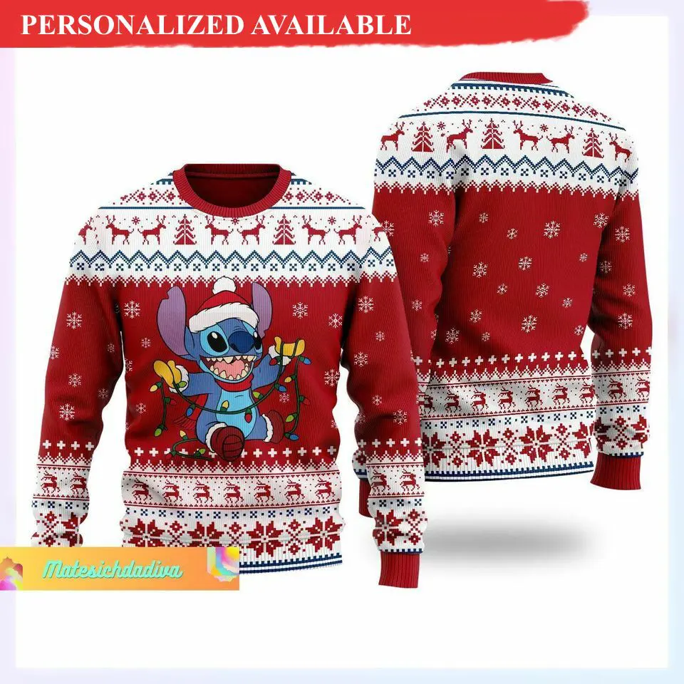 christmas gift stitch ugly xmas sweater stitch ugly sweater stitch woman 5338