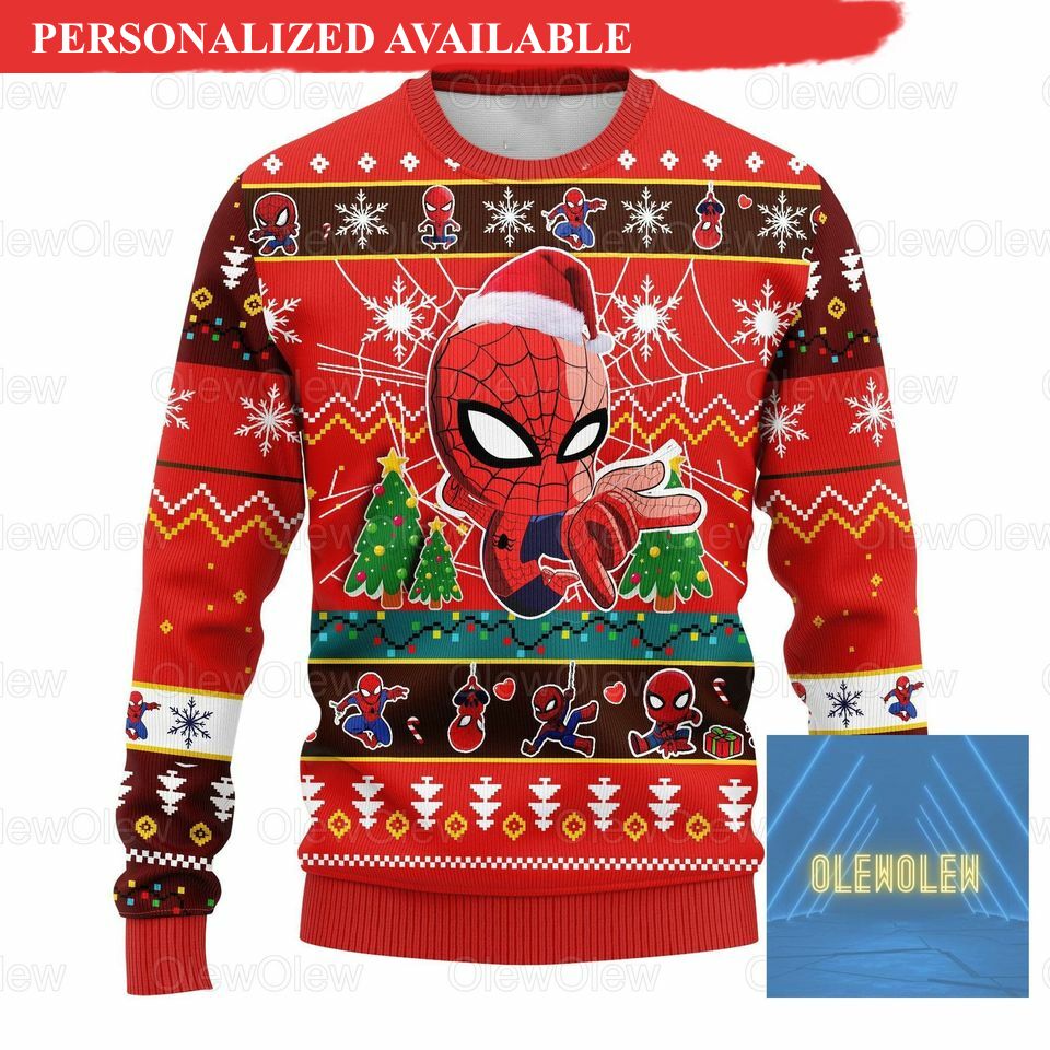 christmas spiderman sweater spiderman ugly sweater spiderman ugly christmas sweater 8386