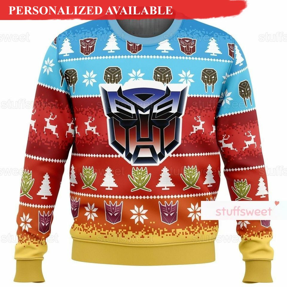 christmas transformers ugly christmas sweater transformers ugly sweater 4431