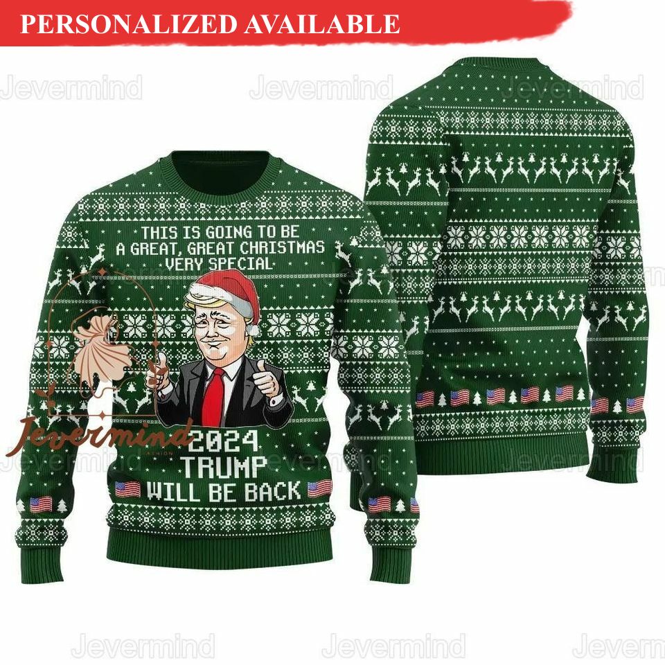 christmas trump sweater trump sweater trump ugly sweater trump 2024 sweater 7643