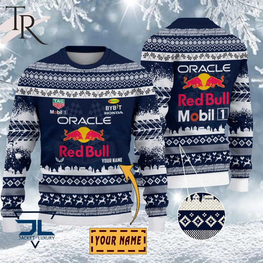 custom name red bull racing ugly sweater 1 iUC45