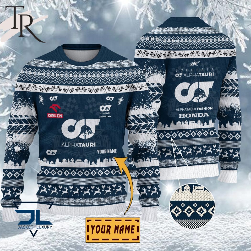 custom name scuderia alphatauri ugly sweater 1 8IrOO