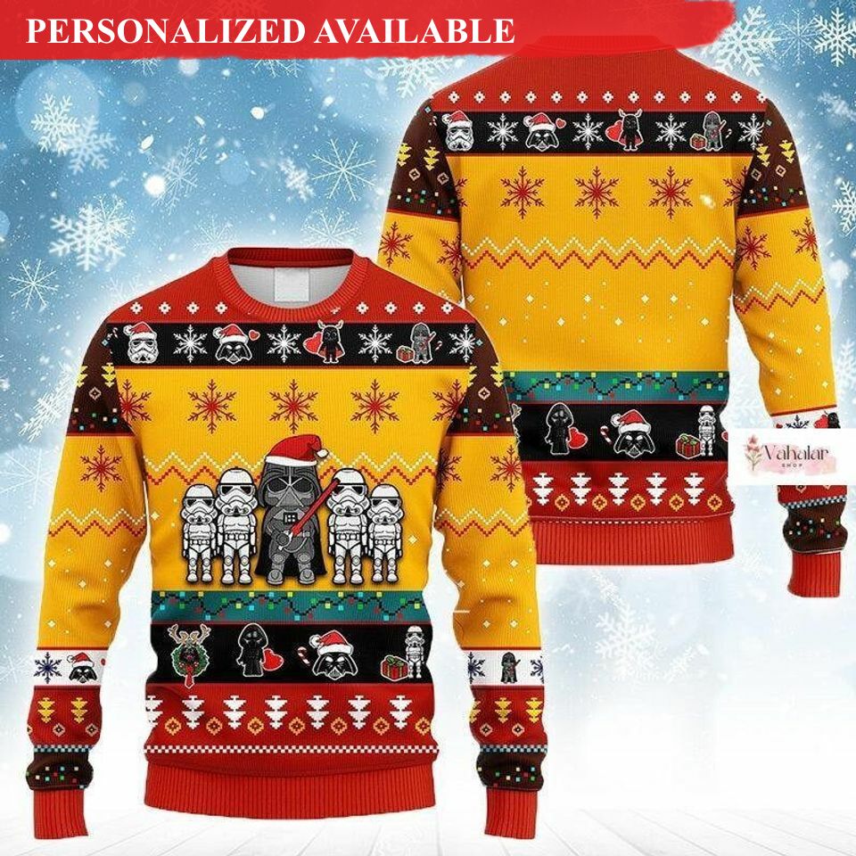 darth vader ugly sweater star wars ugly sweater 4064