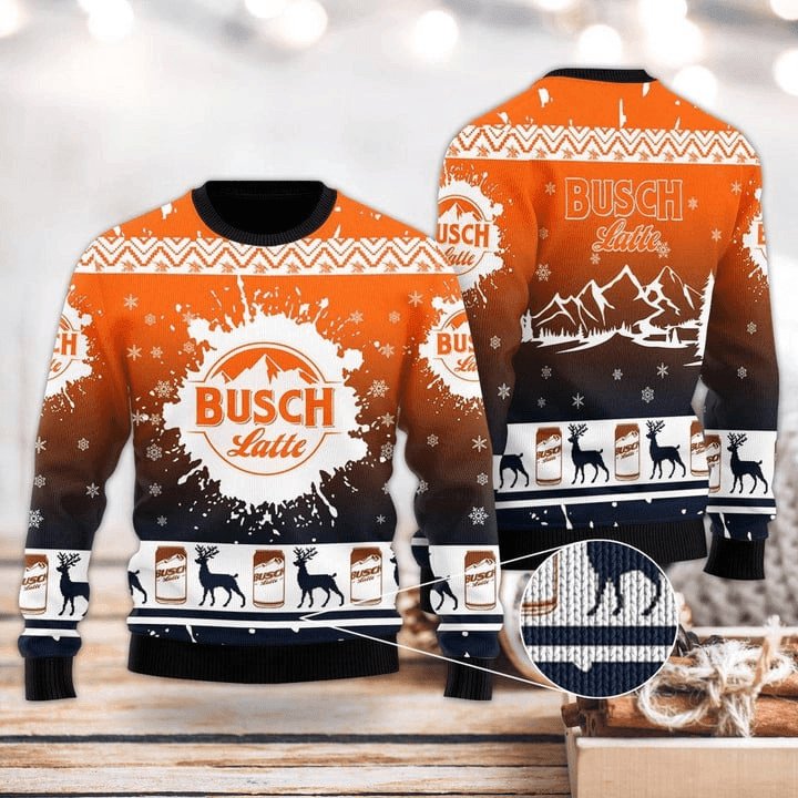 deer busch latte christmas ugly sweater flexiquor com 775230