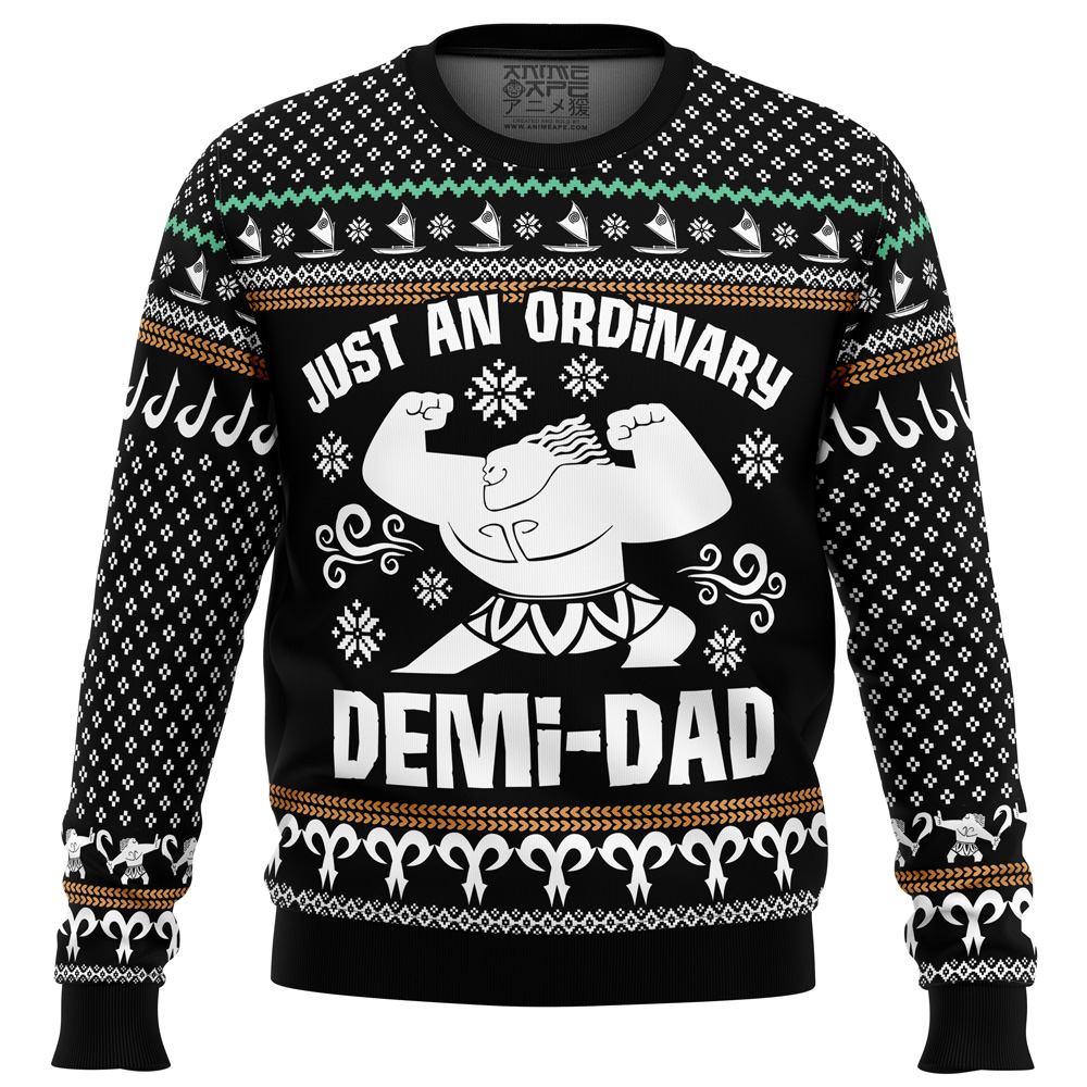demi Ugly Christmas Sweater front mockup