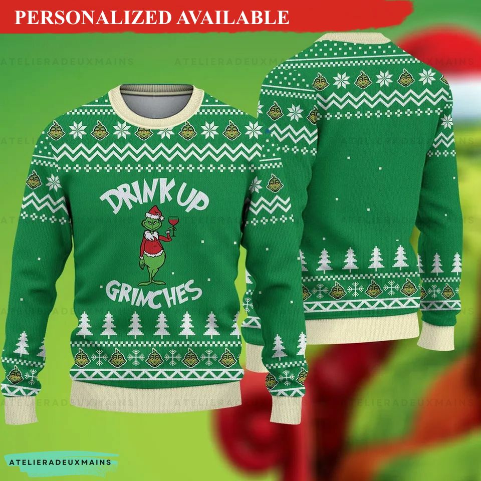 drinkup griinches ugly christmas sweater ugly christmas sweater ugly christmas sweater christmas gifts christmas sweatshirt 5200