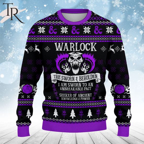 dungeons dragons classes warlock sweater 1 4TVsc