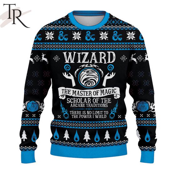 dungeons dragons classes wizard sweater 1 gExCY
