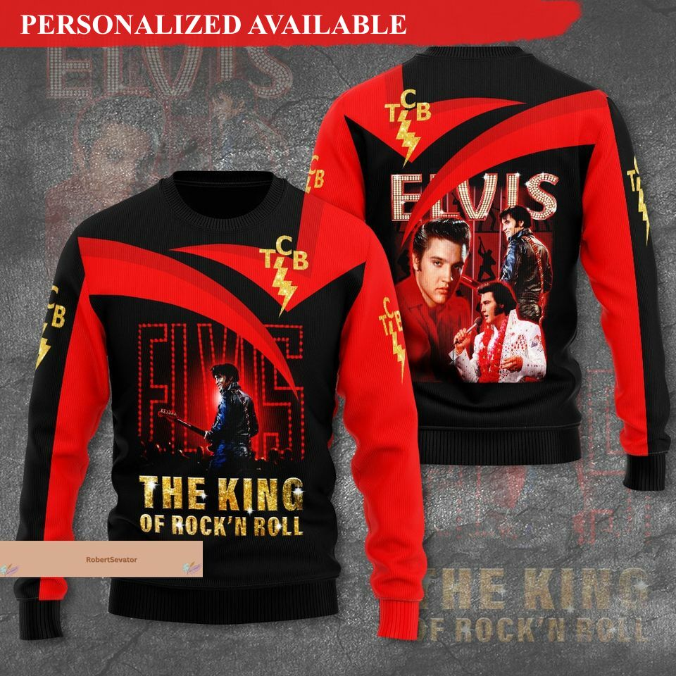 elvis presley sweatshirt elvis sweatshirt the king of rock n roll 6852