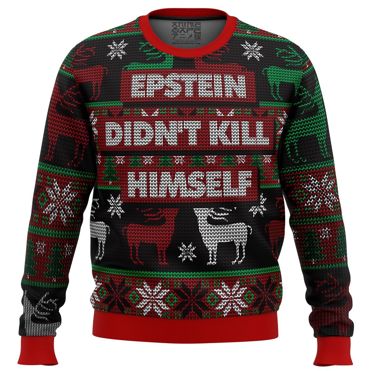 epstein didnt kill himself premium ugly christmas sweater 560723