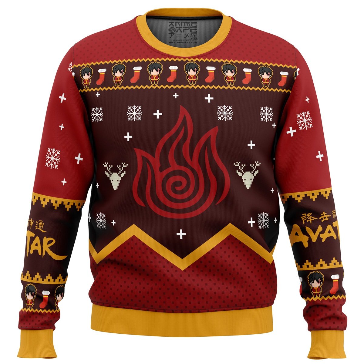 firebenders fire nation avatar 2Cugly sweater party2Cugly sweater ideas ugly christmas sweater owlohh 7232