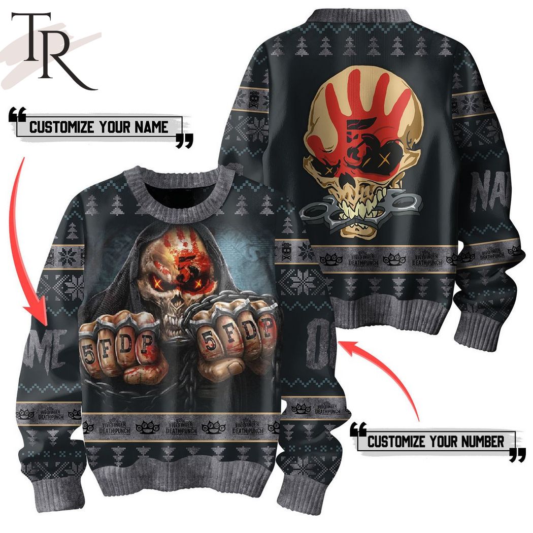 five finger death punch 5fdp custom sweater 1 fredU