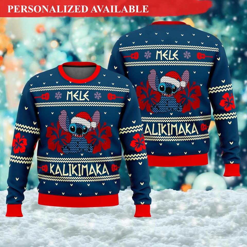 funny alien blue ugly christmas sweater alien dog santa hat xmas sweatshirt 1412