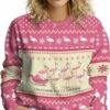 funny flamingo xmas christmas ugly sweater flamingo xmas lover ugly sweatshirt 6126
