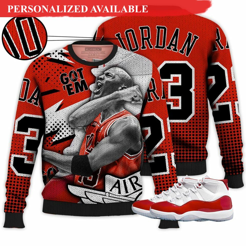 goat number 23 unisex sneaker shirt match cherry 11s tee 6384
