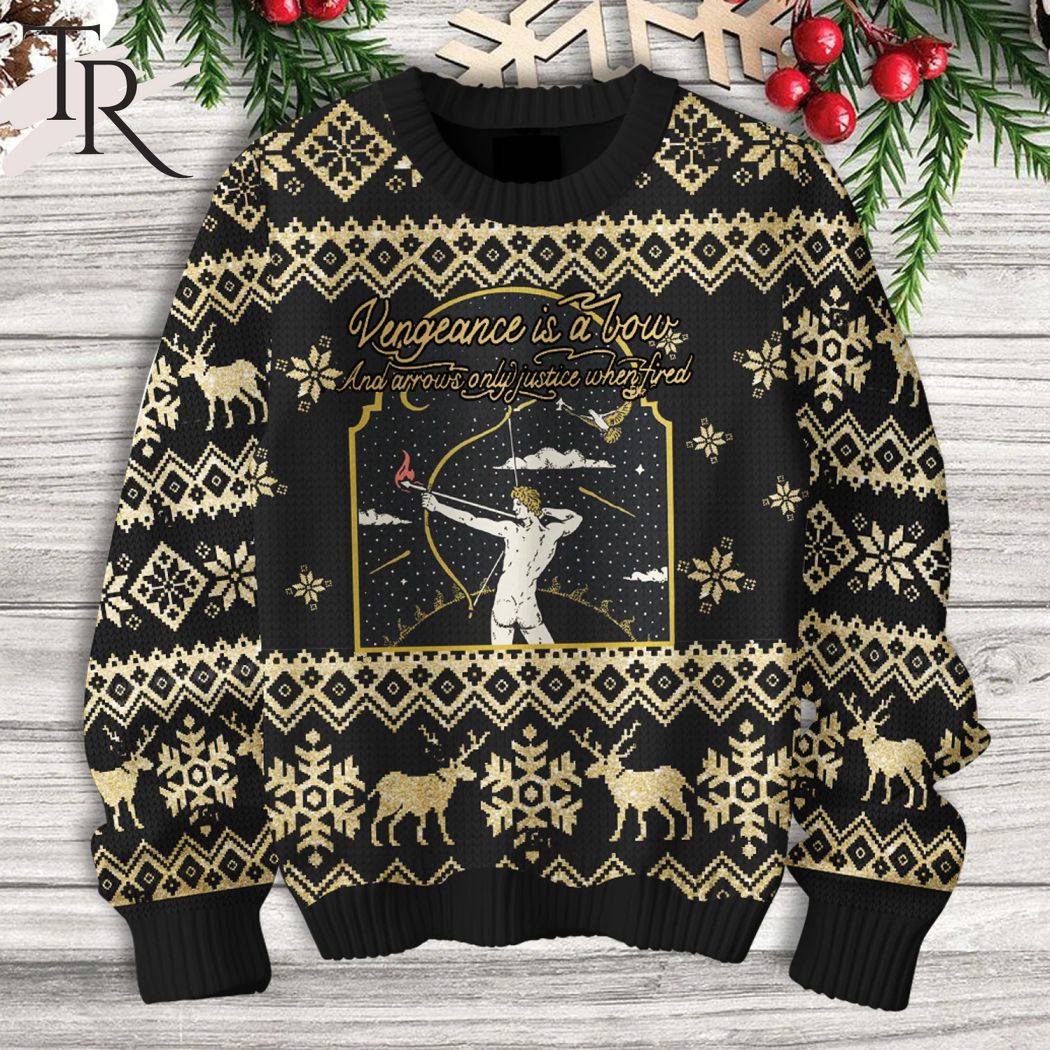 greta van fleet the archer ugly sweater 1 yPGIx