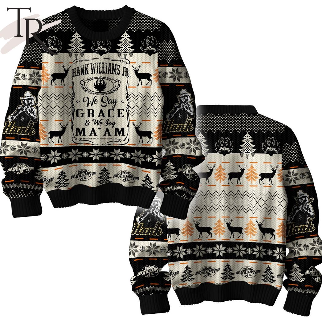hank williams jr a country boy can survive ugly sweater 1 WuM49