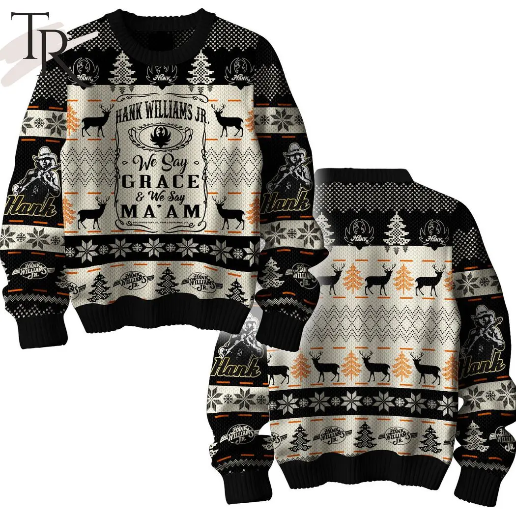 hank williams jr a country boy can survive ugly sweater 1 WuM49