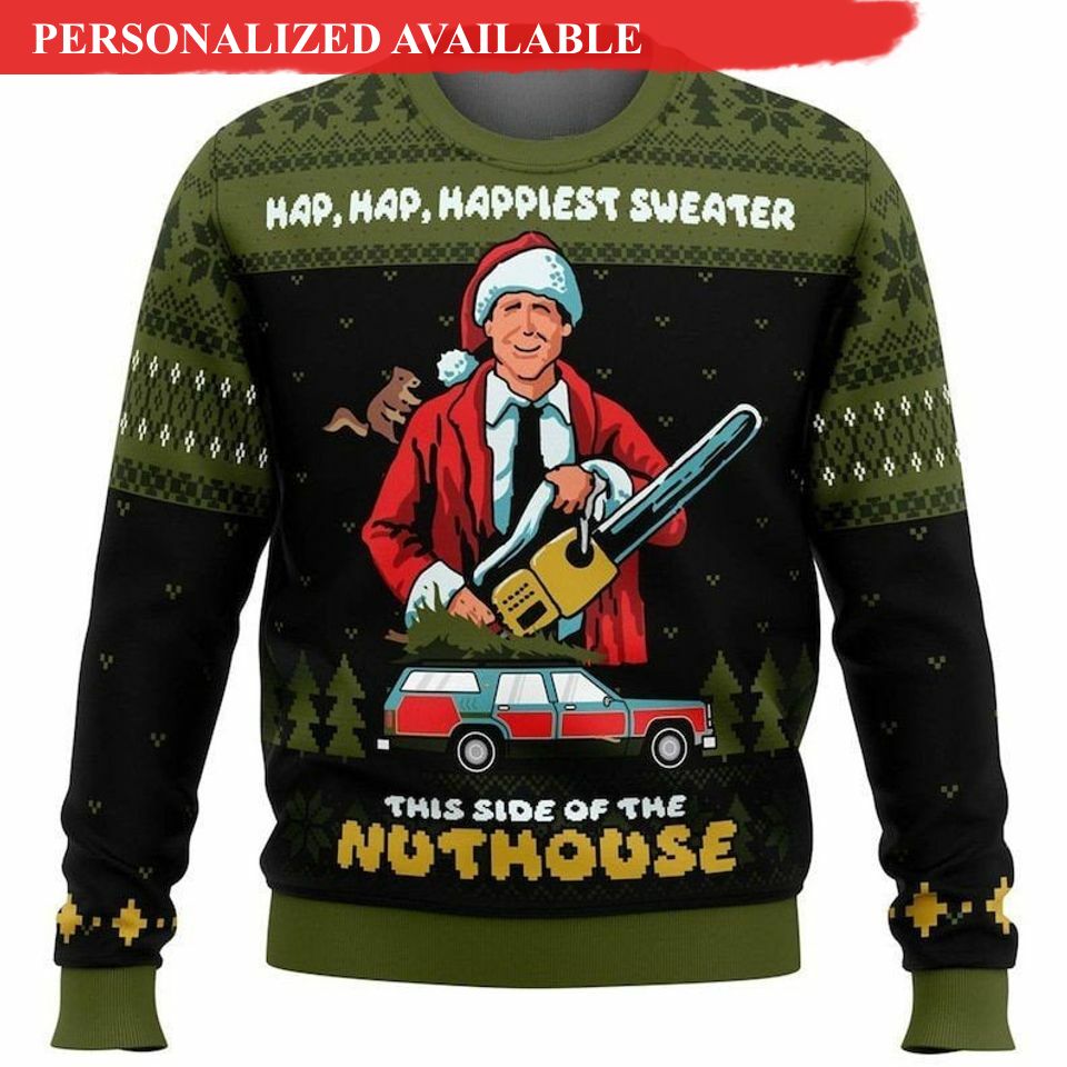 hap hap happiest sweater ugly christmas sweater xmas sweatshirt christmas gift for men women kid comedy movie sweater 1591