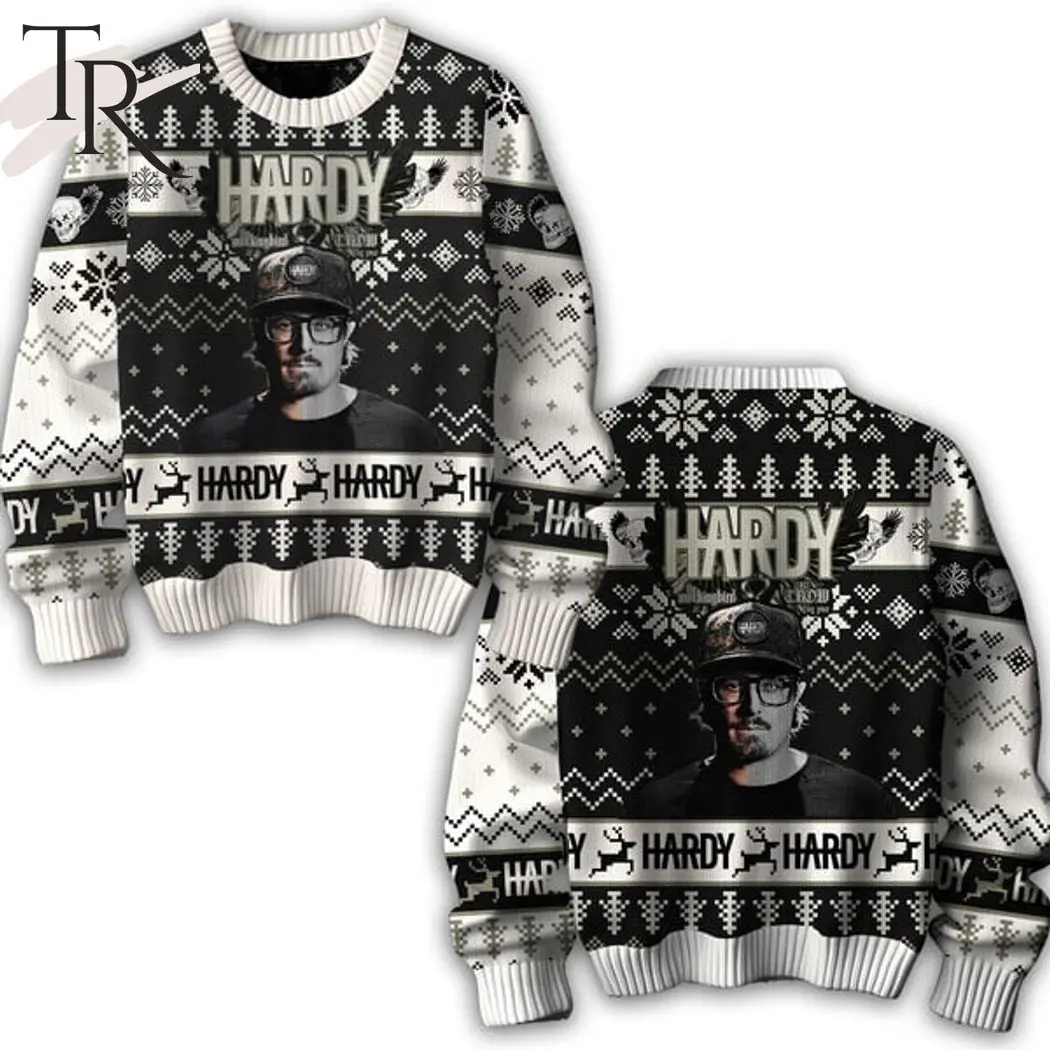 hardy the mockingbird the crow ugly sweater 1 bfjtV