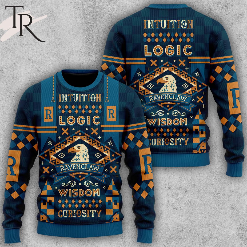 harry potter intuition logic ravenclaw wisdom curiosity sweater christmas 1 znFuZ