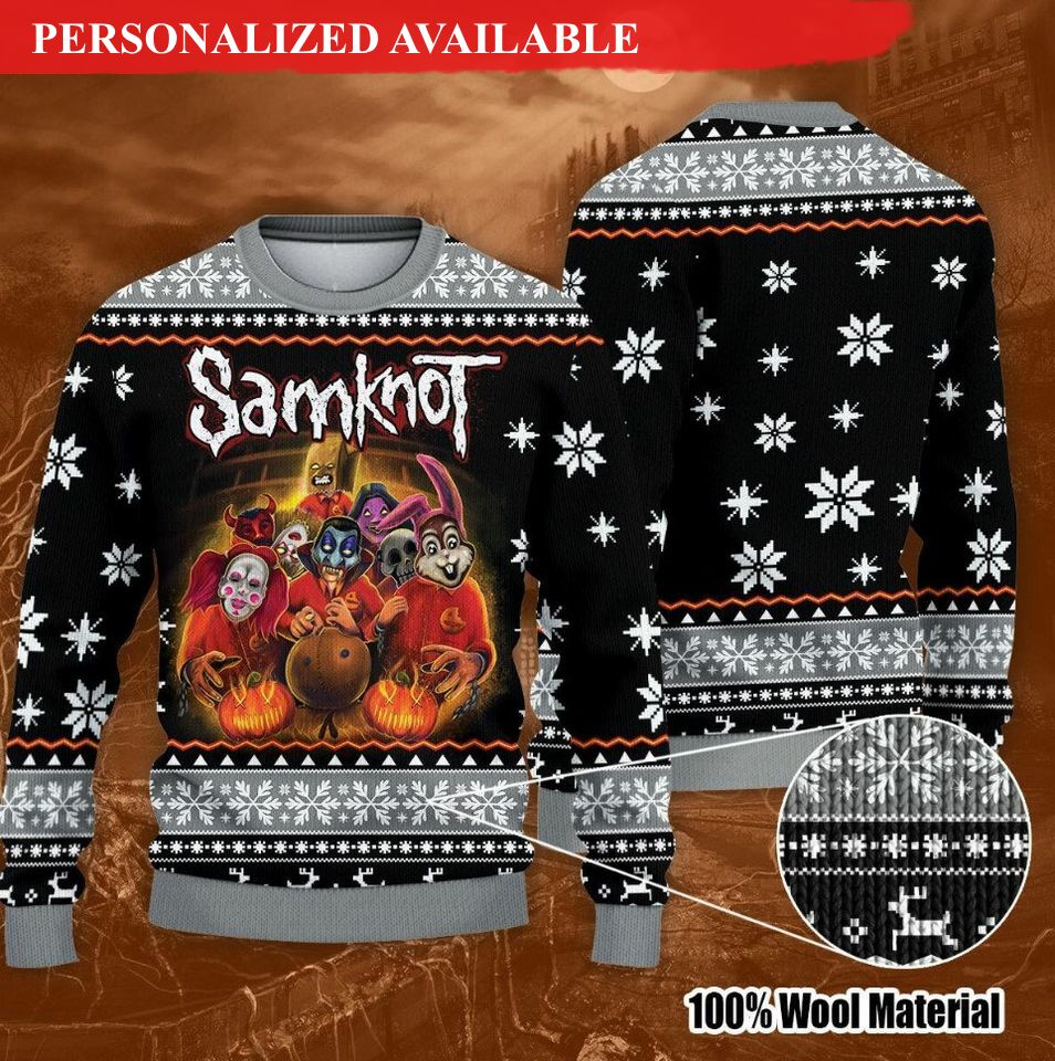 horror movie samknot halloween trick or treat sweater 2090