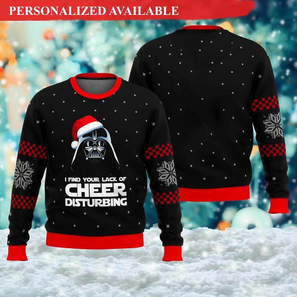 i find your lack of cheer disturbing ugly christmas sweater 5402