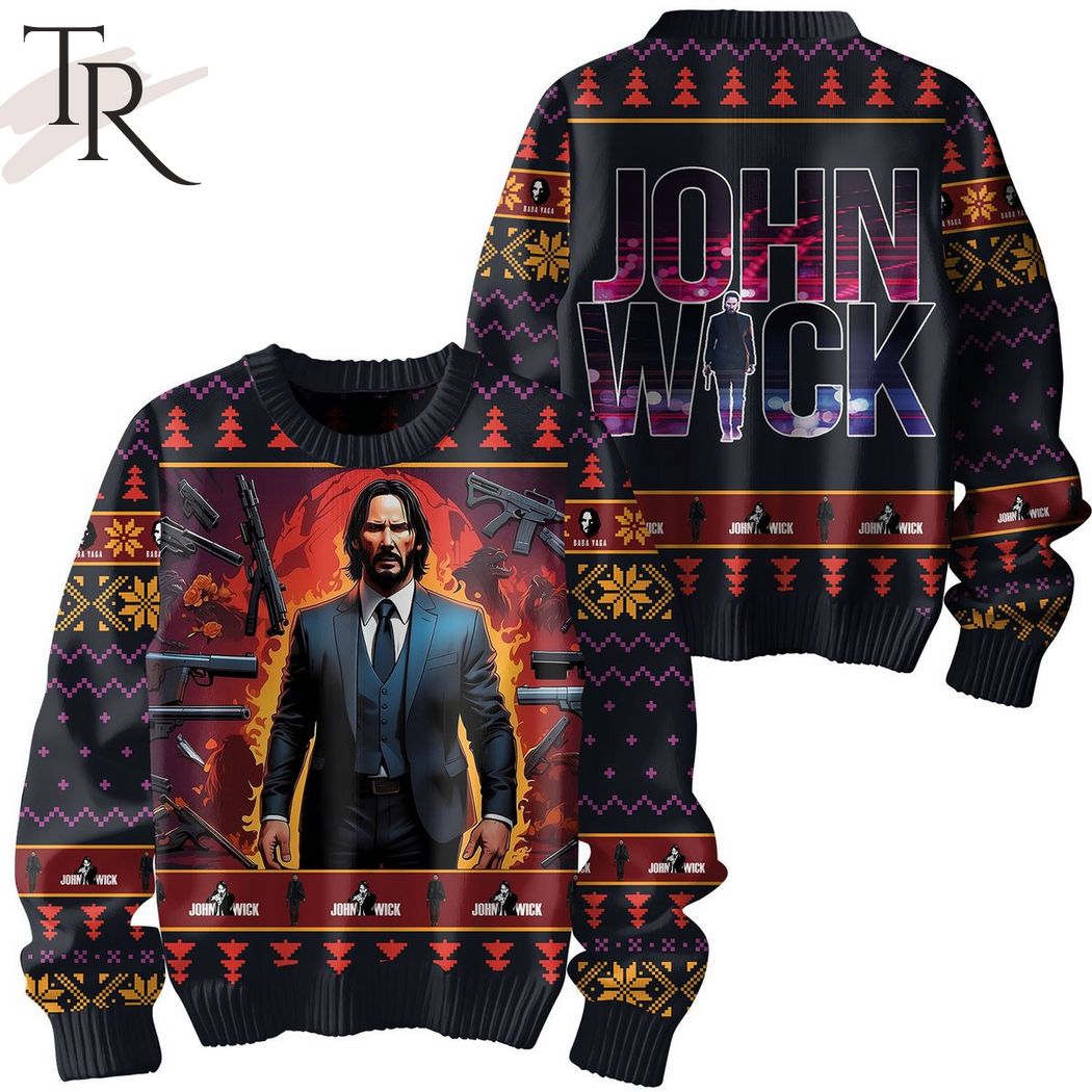 john wick baba yaga ugly sweater 1 vSjyM