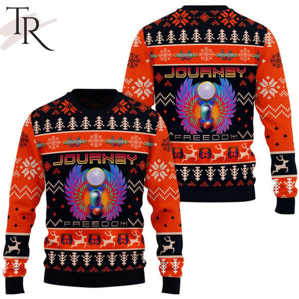 journey freedom ugly christmas sweater 1 gm0Vj