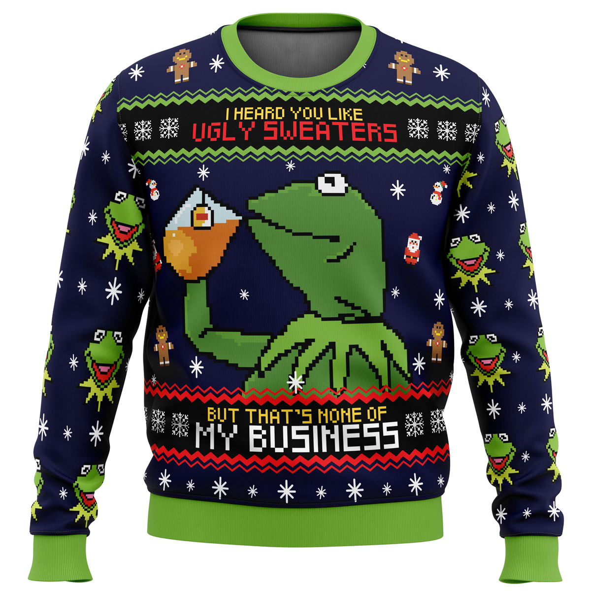 kermit the frog 2Cugly sweater party2Cugly sweater ideas ugly christmas sweater owlohh 8014