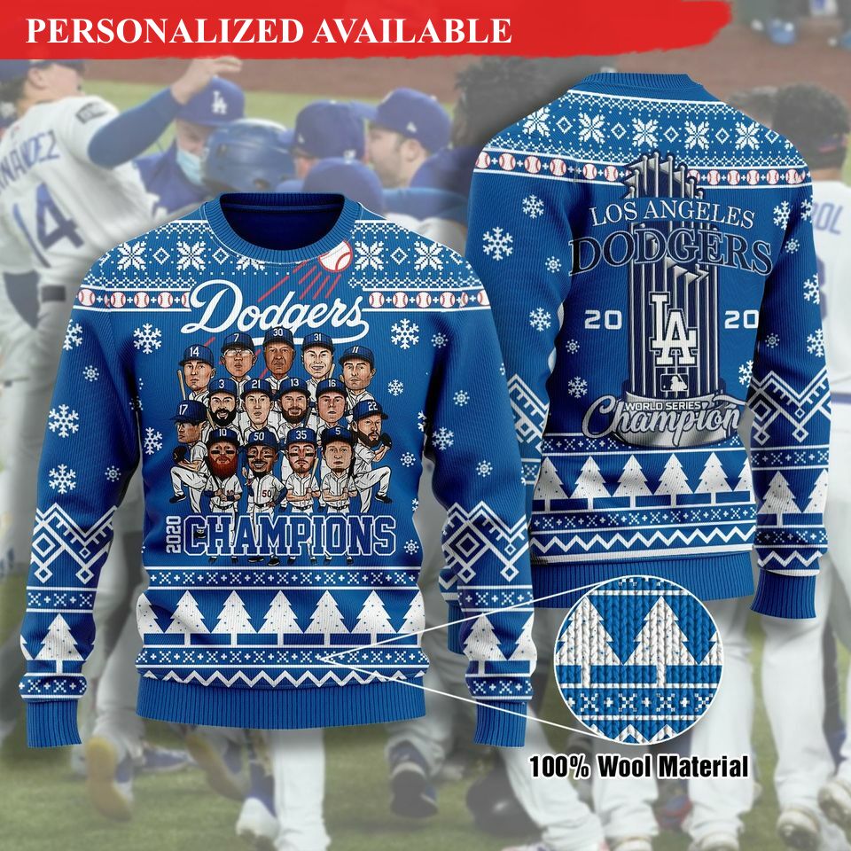 la d o d g e r s knitted sweater ugly christmas shirt xmas sweater christmas sweater ugly christmas sweater 6988
