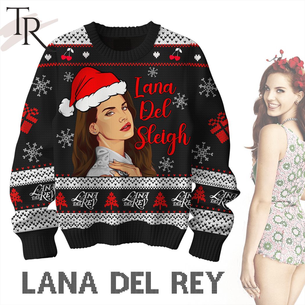 lana del sleigh lana del rey ugly sweater 1 U9Zgi