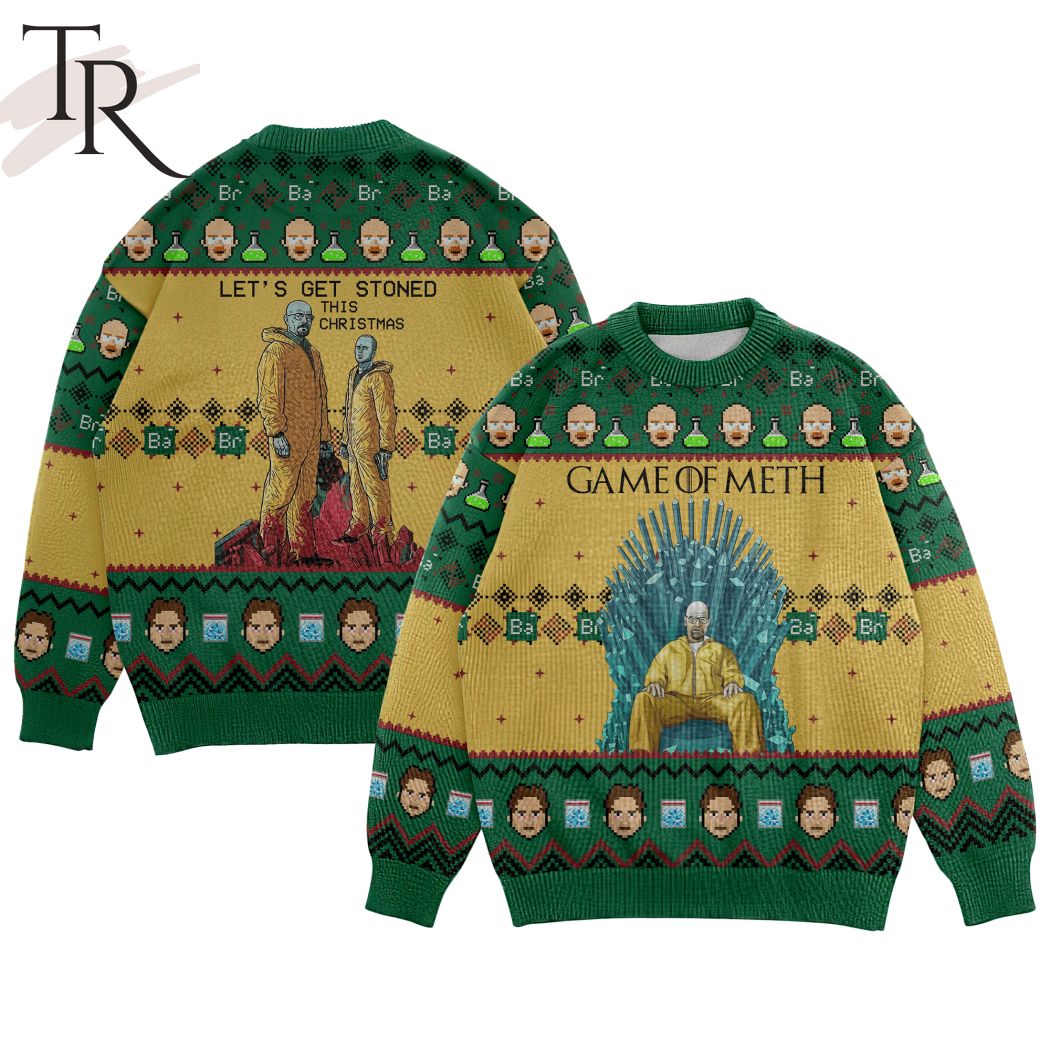 lets get stoned this christmas game of meth ugly sweater 1 Czuhh