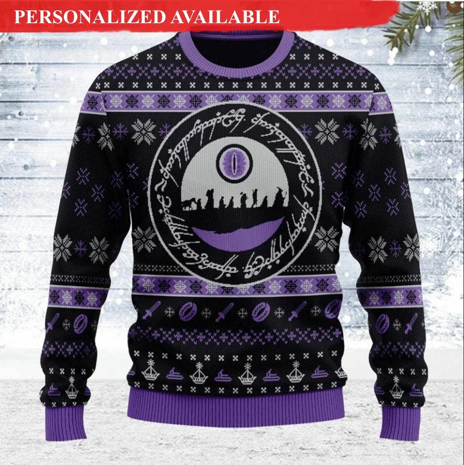 lord of the ring xmas ugly christmas sweater 6436