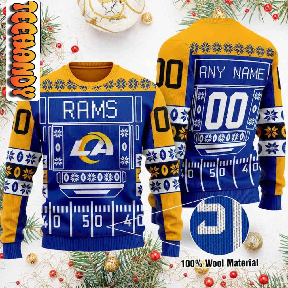 los angeles rams nfl ugly christmas sweater42649