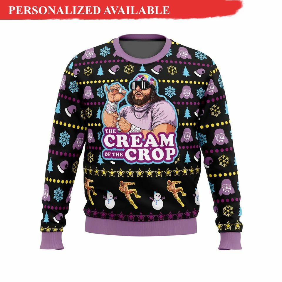 macho man randy savage ugly christmas sweater 8722