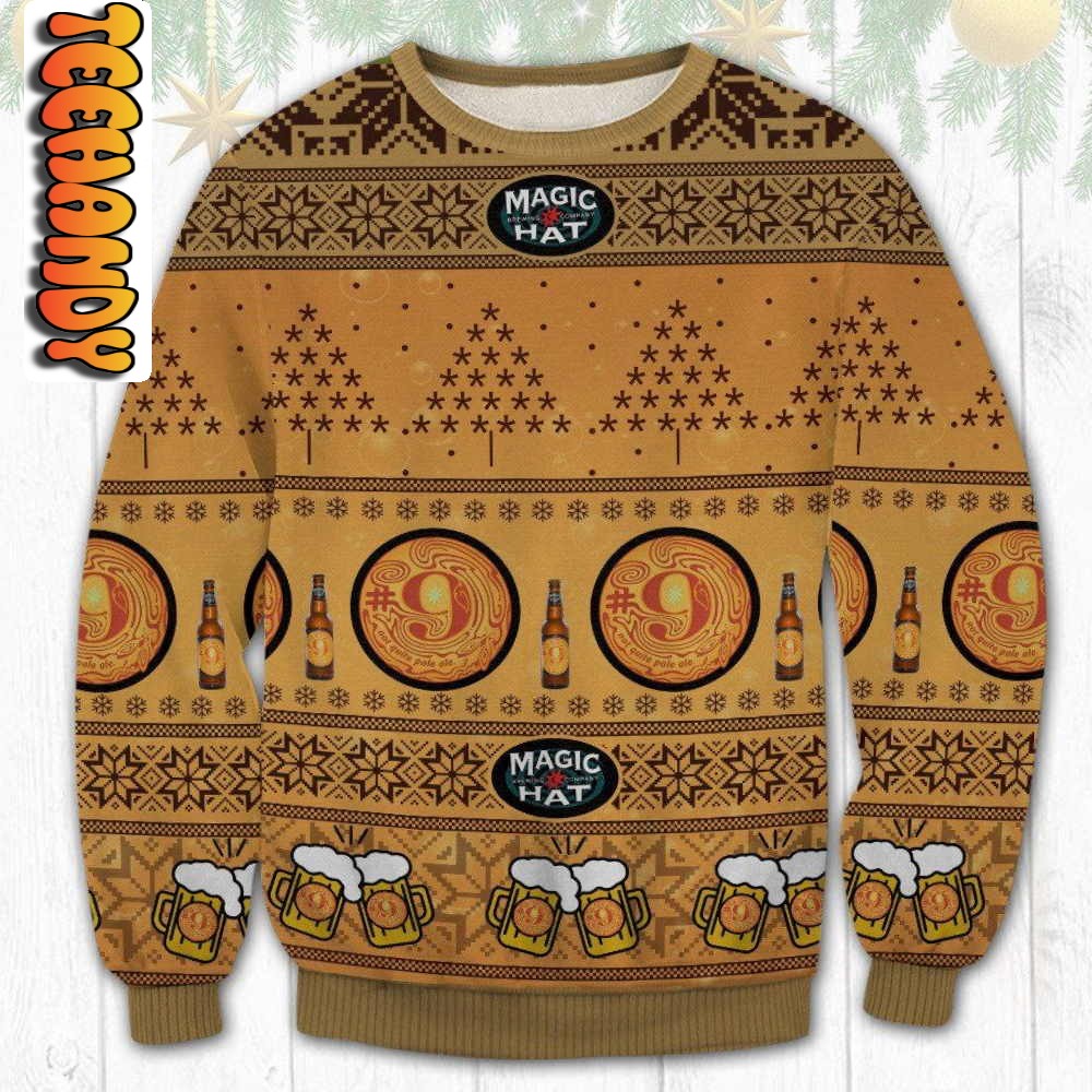 magic hat 9 ugly christmas sweater39162