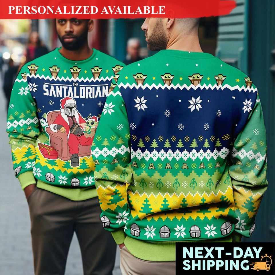 mandalorian grogu ugly sweater mandalorian sweater mandalorian christmas ugly sweater 7593