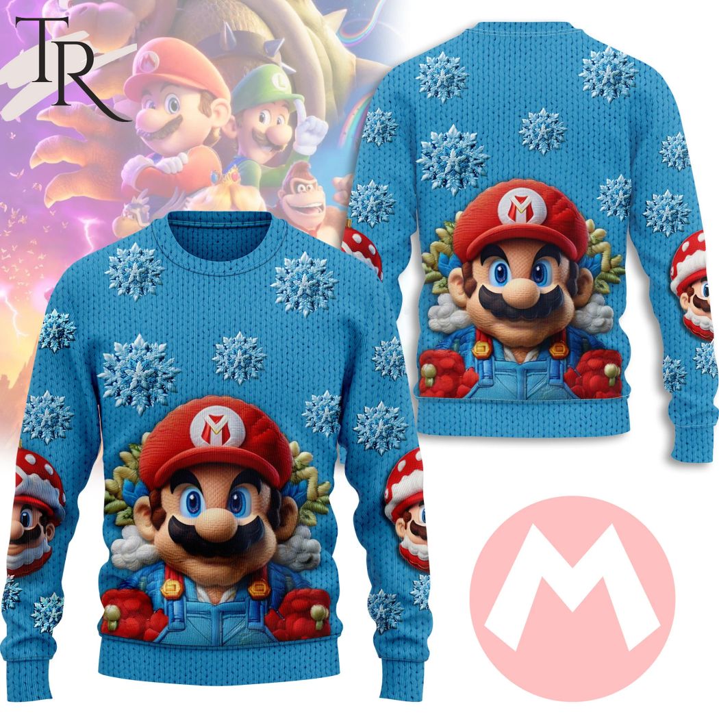 mario ugly christmas sweater 1 SJHYS