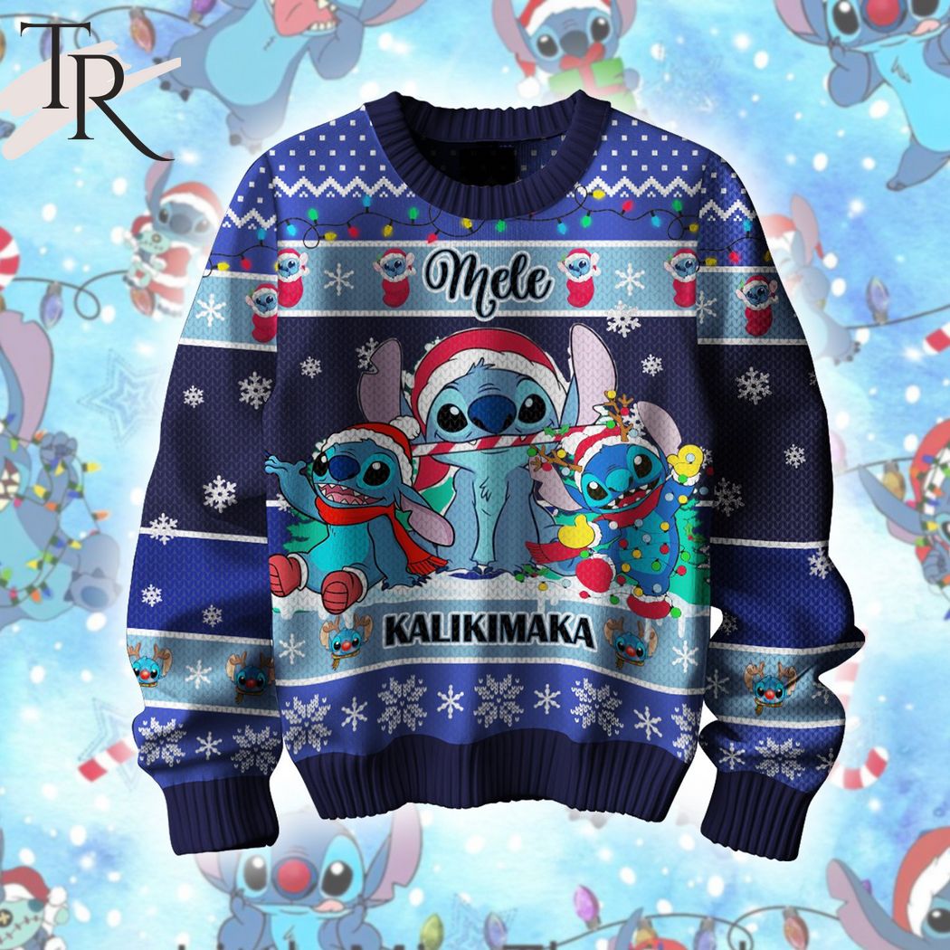 mele kalikimaka stitch ugly christmas sweater 1 KSle8