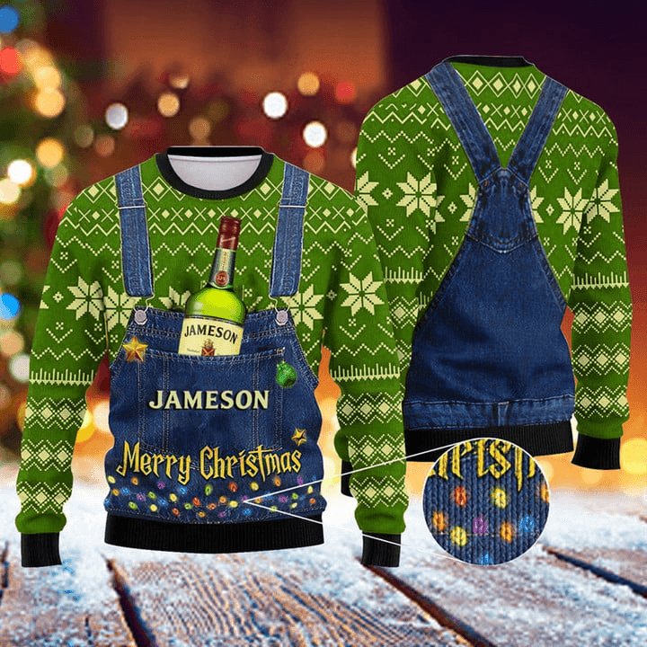 merry christmas jameson ugly sweater flexiquor com 265234