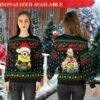 merry christmas minionn 3d full printing ugly sweater xmas fleece hoodie christmas family 3d sweater 5500