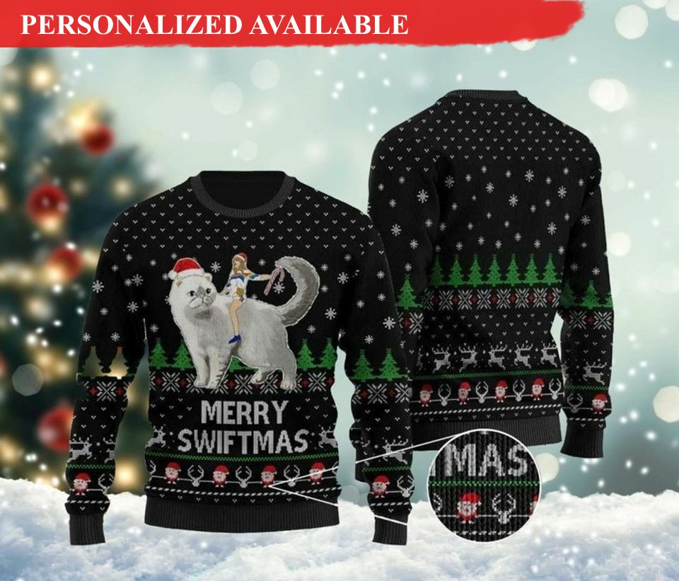 merry swiftmas snowflakes ugly xmas sweater taylor the eras tour 2023 1174