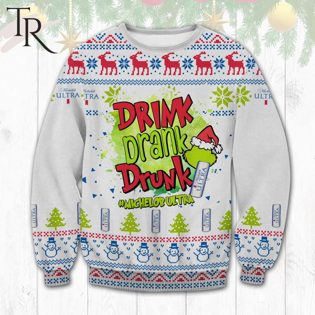 michelob ultra grinch ugly sweater 1 gsV2n