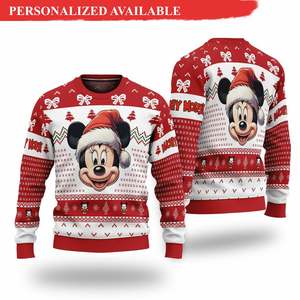 mickey mouse disney ugly christmas sweater 7448