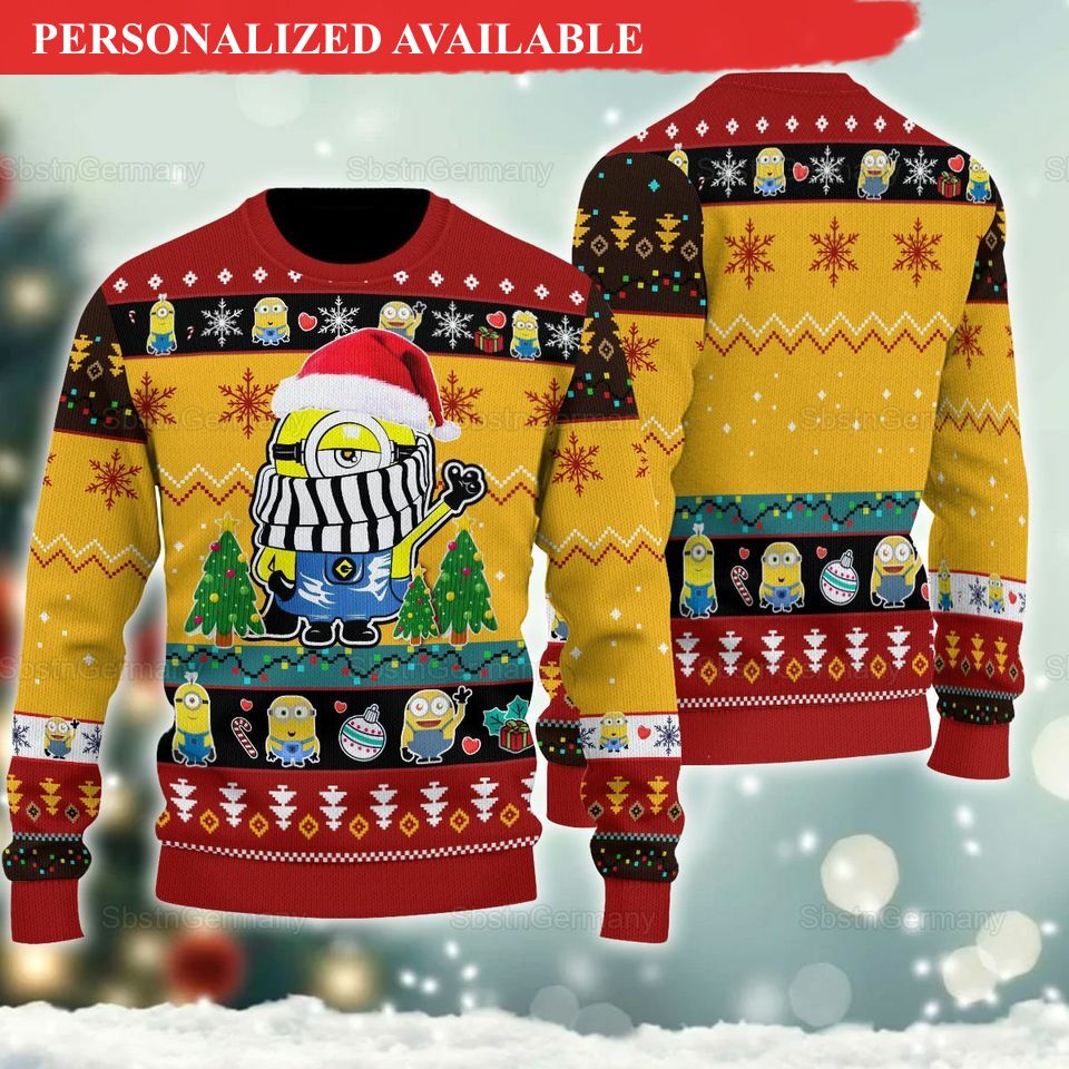 minions christmas ugly sweater 6982