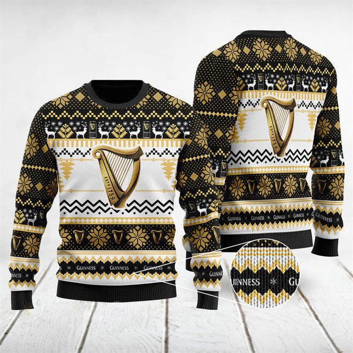 modern guinness christmas sweater flexiquor com