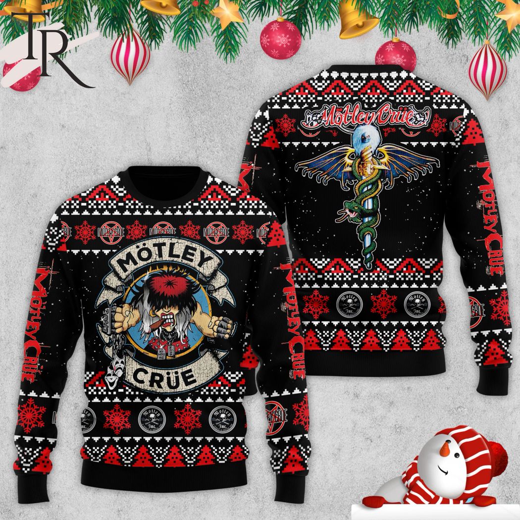 motley crue christmas ugly sweater 1 Yoo3L