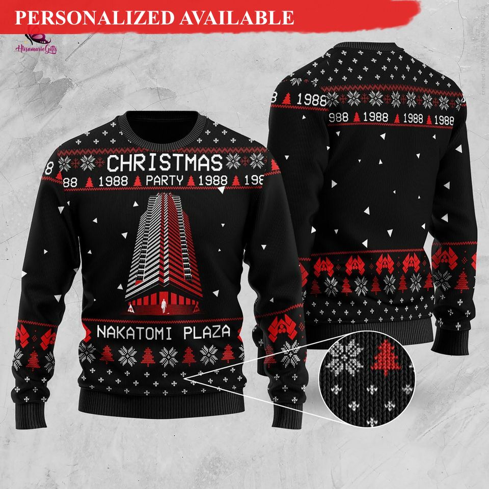 nakatomi plaza ugly christmas sweater xmas sweater christmas gift 2903