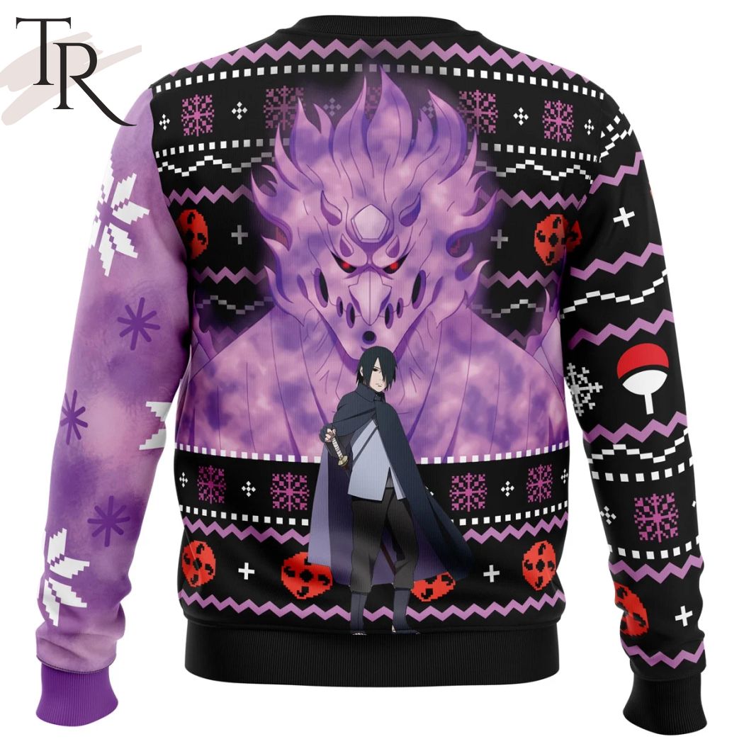 naruto ugly christmas sweater sasuke susanoo 1 cGrWl